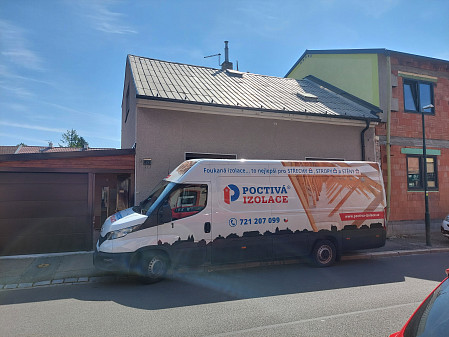 Izolace stropu rodinného domu ve Středočeském kraji